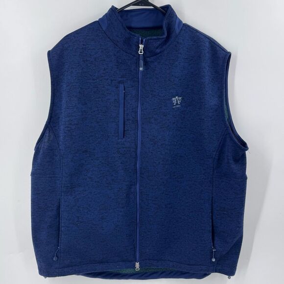 Peter Millar Lined  Navy Blue Vest - Picture 2 of 9